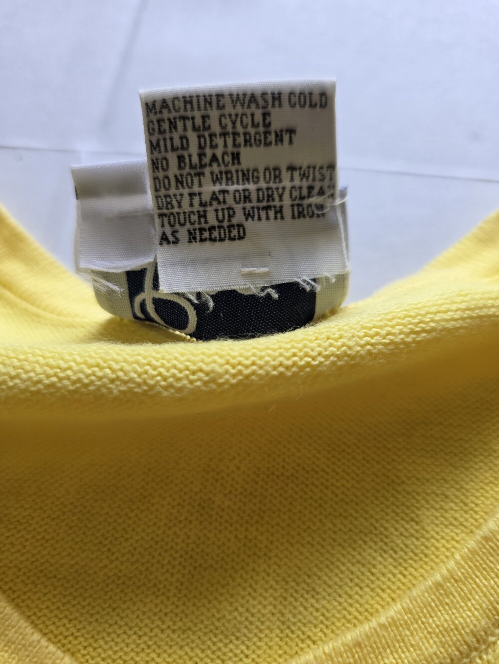 Vtg Lilly Pulitzer White Label Yellow Cotton Cardigan Sweater S Preppy Old Money - Picture 4 of 6